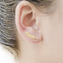 Boucles D'oreilles Épis D'or - Jolies-Trouvailles