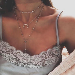 Collier Lunaire - Jolies-Trouvailles